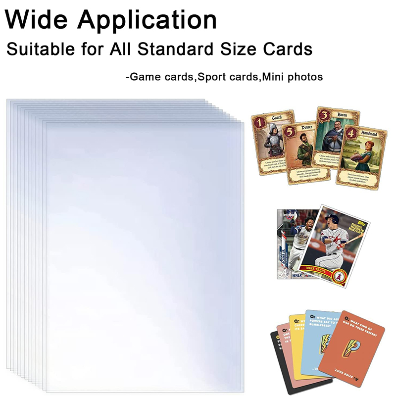Collector Card Sleeve - 200 Stuks Transparante Speelkaart Cover Clear