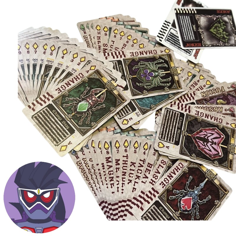 Themed Playing Card - Bandai Kamen Rider anime karakters creatieve