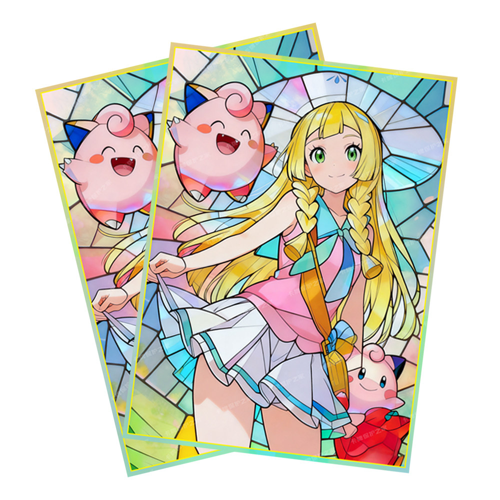 Collector Card Sleeve - 60PCS Anime Pokemon Lillie Figuur Kaart