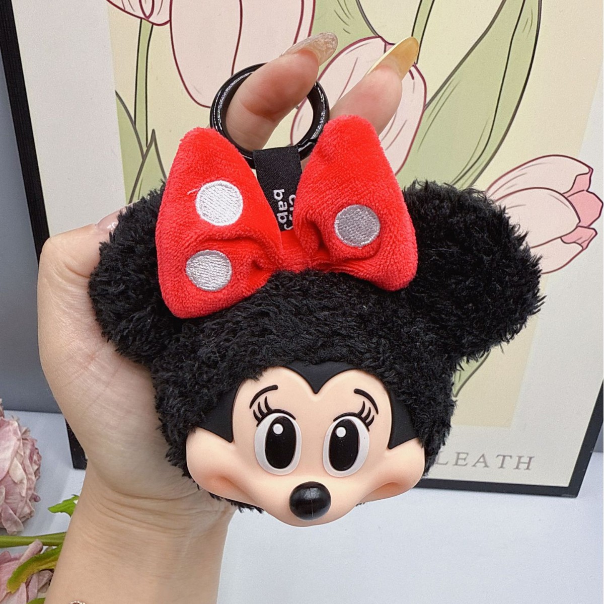 Anime Merchandise Keychain - Mickey Minnie Pluche Pop Sleutelhanger Leuke