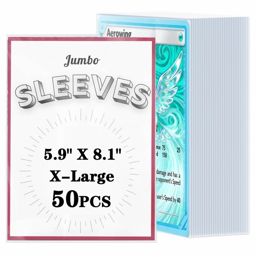 50-250 stuks Transparante Jumb - Collector Card Sleeve recensie en prijs
