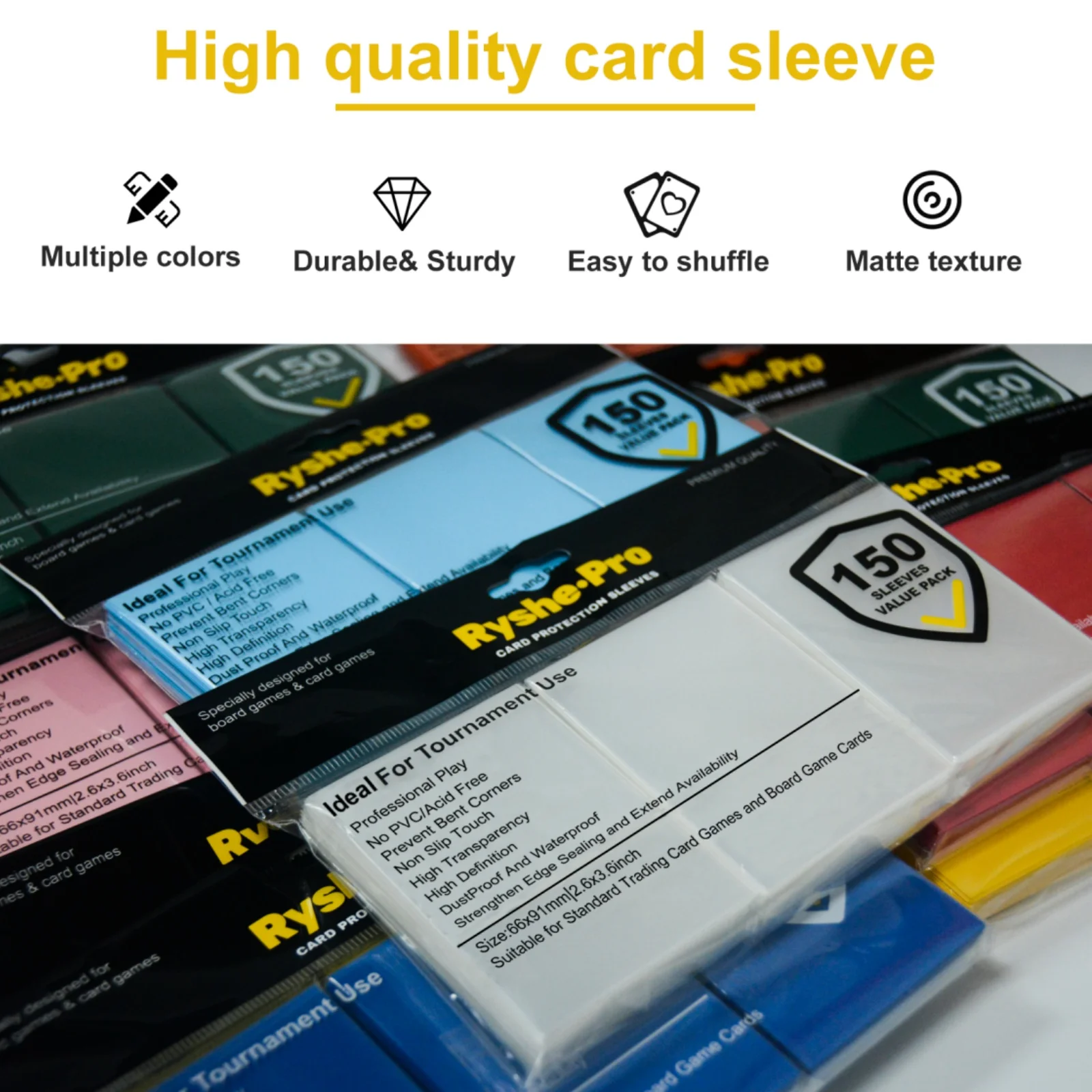 150 stuks 66*91mm premium kaar - Collector Card Sleeve recensie en prijs
