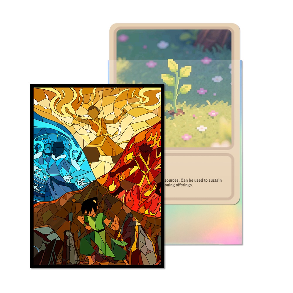 60PCS 66X91mm Holografische St - Collector Card Sleeve recensie en prijs
